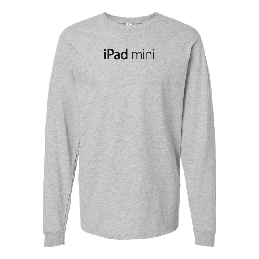 Men's iPad Mini Logo Cotton Long Sleeve T-Shirt