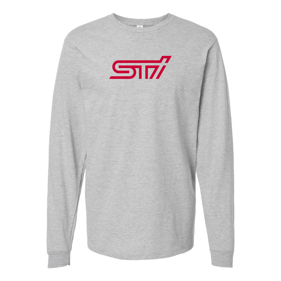 Men's STI Logo Cotton Long Sleeve T-Shirt