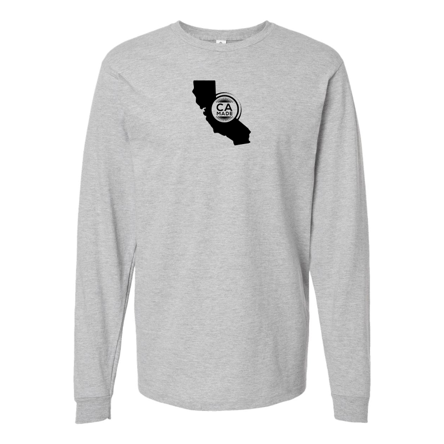 Men's California Made Logo Cotton Long Sleeve T-Shirt