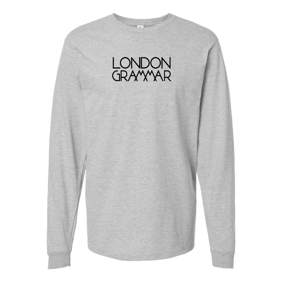 Men's London Grammar Logo Cotton Long Sleeve T-Shirt