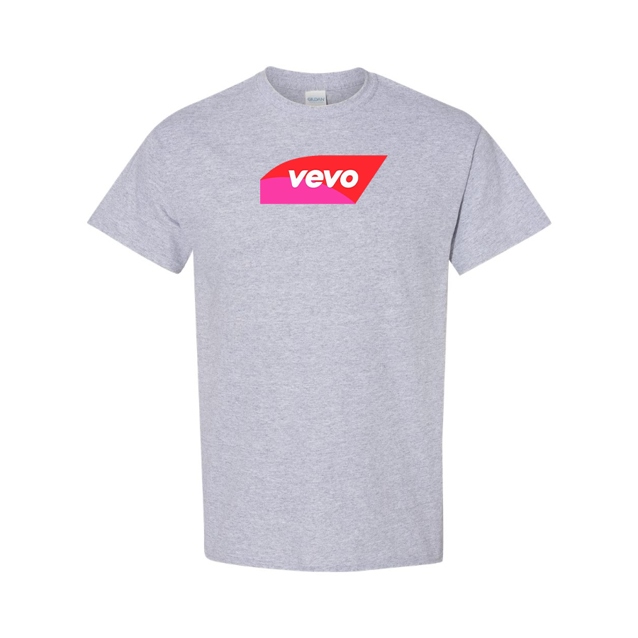 Men's Vevo Thumbnail Banner Logo Cotton T-Shirt