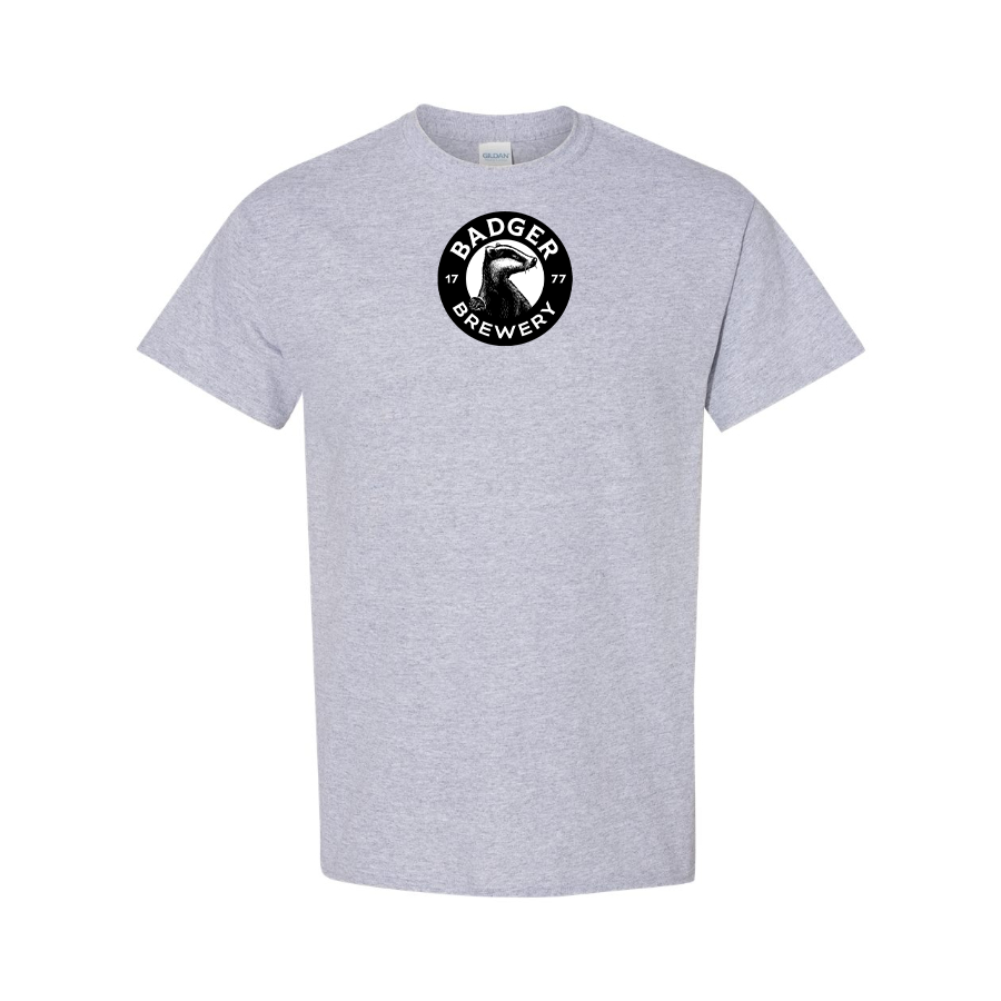 Men's Badger Brewery Logo Cotton T-Shirt