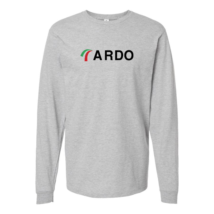 Men's Ardo Logo Cotton Long Sleeve T-Shirt
