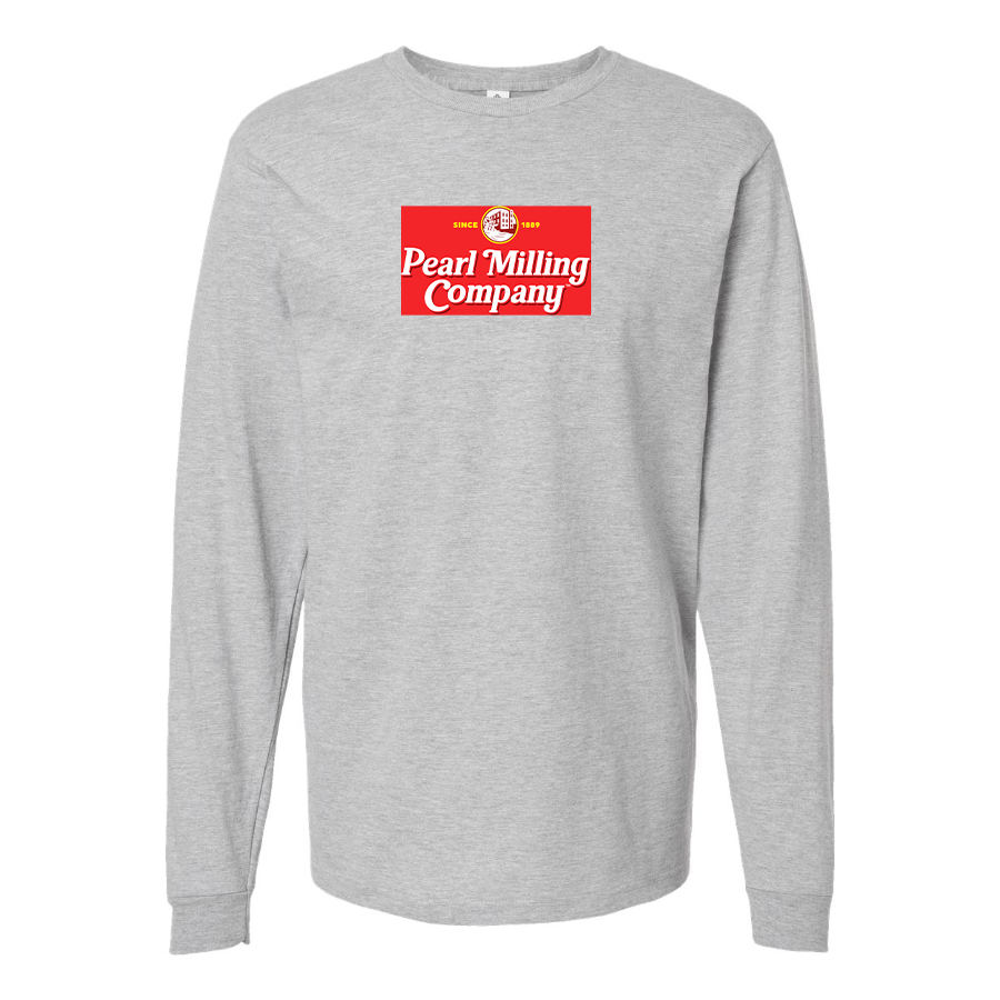 Men's Aunt Jemima Logo Cotton Long Sleeve T-Shirt