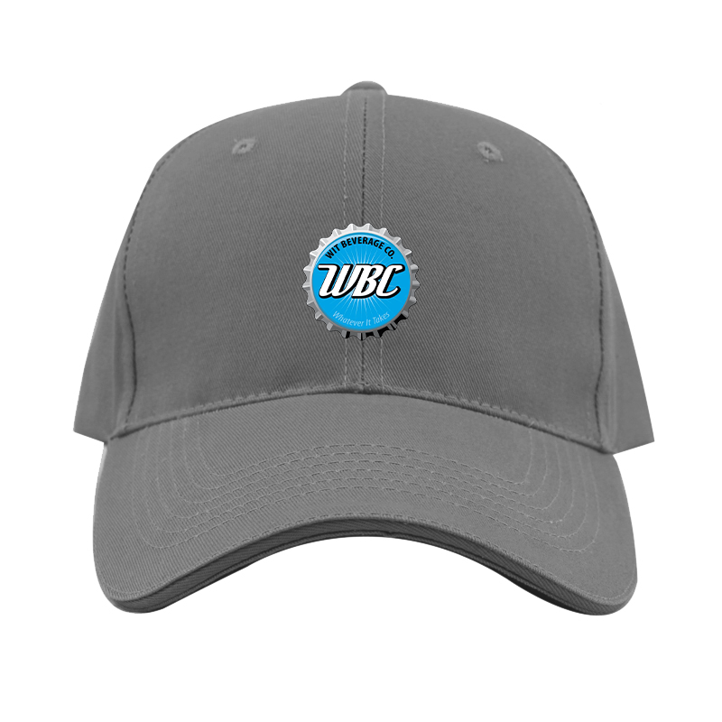Wit Beverage Company Logo Dad Baseball Cap Hat