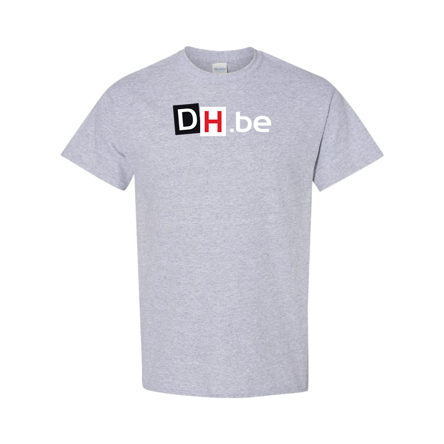 Men's DH Derniere Heure Logo Cotton T-Shirt