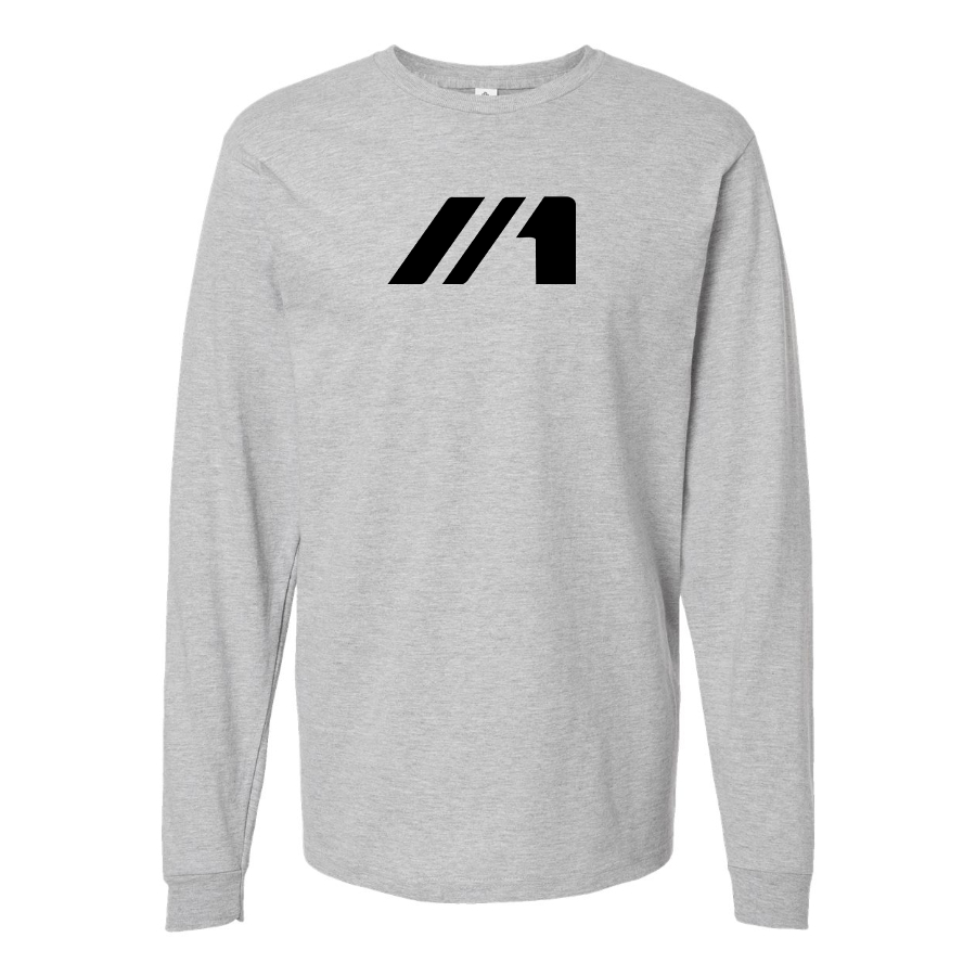 Men's BAC Logo Cotton Long Sleeve T-Shirt