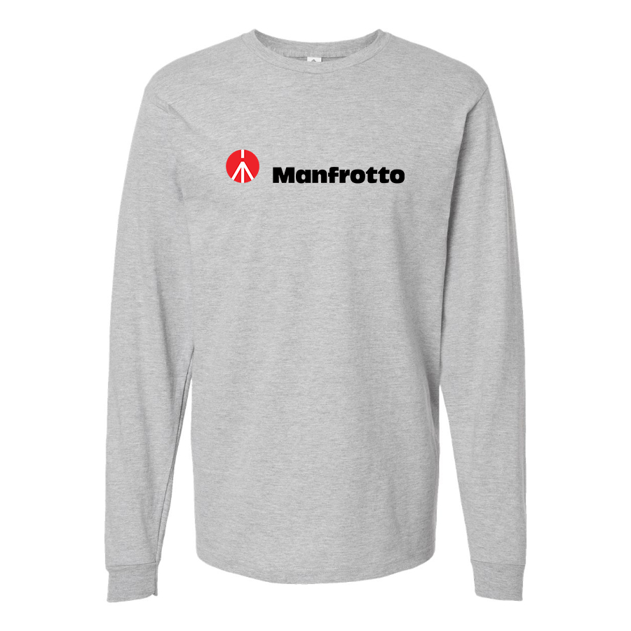Men's Manfrotto Logo Cotton Long Sleeve T-Shirt