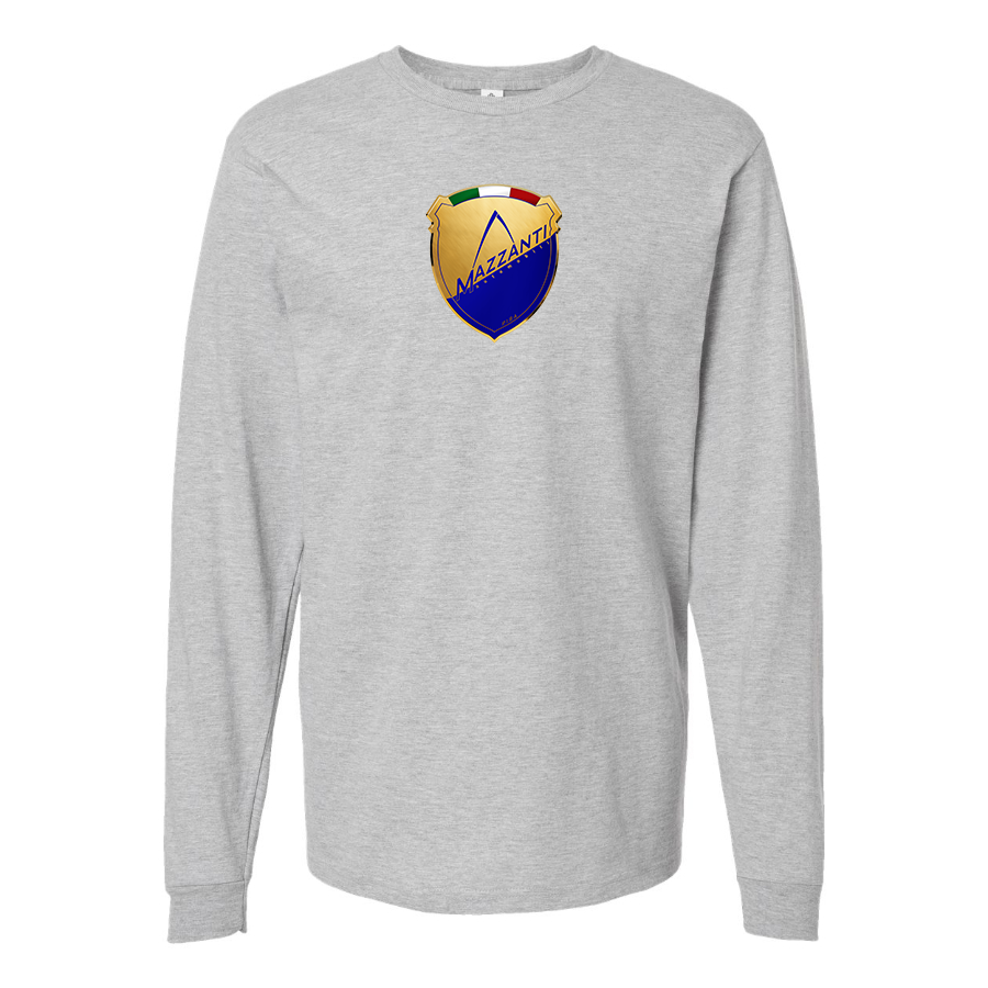 Men's Mazzanti Automobili Logo Cotton Long Sleeve T-Shirt