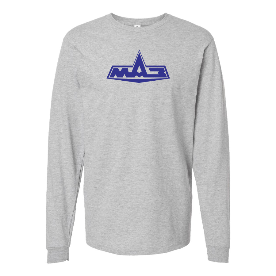 Men's MAZ Logo Cotton Long Sleeve T-Shirt