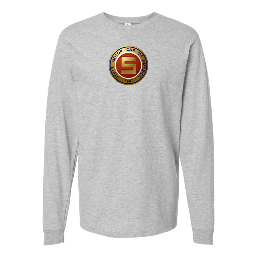 Men's Stutz Motor Company Logo Cotton Long Sleeve T-Shirt