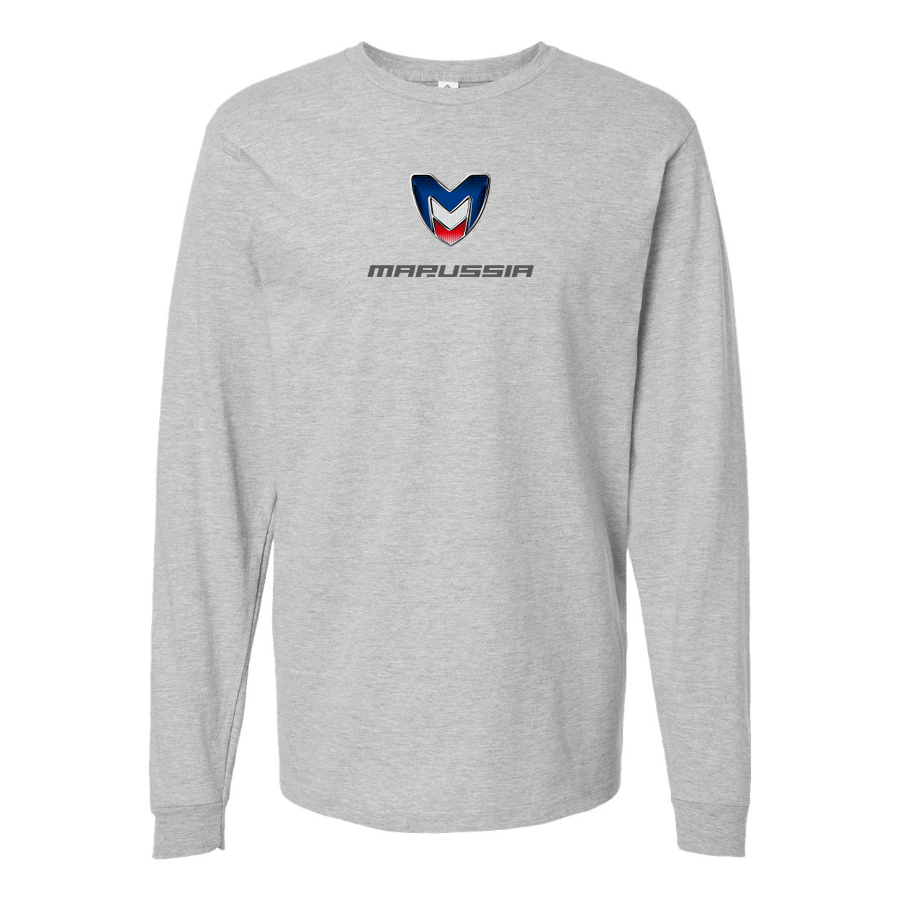 Men's Marussia Motors Logo Cotton Long Sleeve T-Shirt