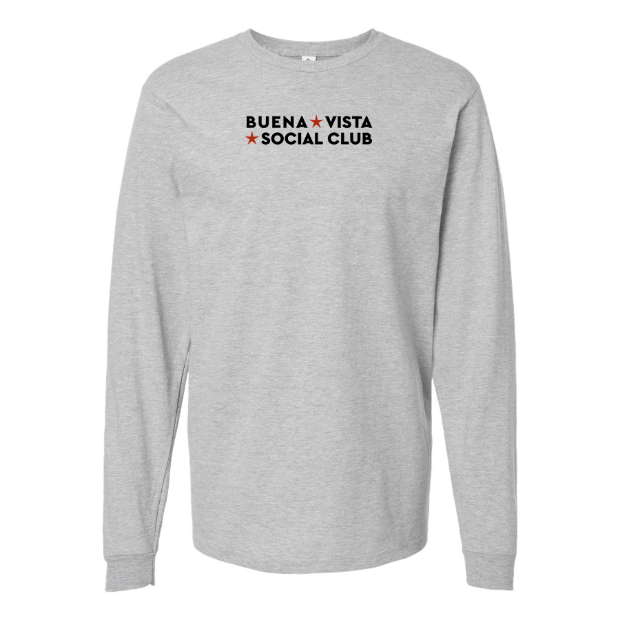 Men's Buena Vista Social Club Logo Cotton Long Sleeve T-Shirt