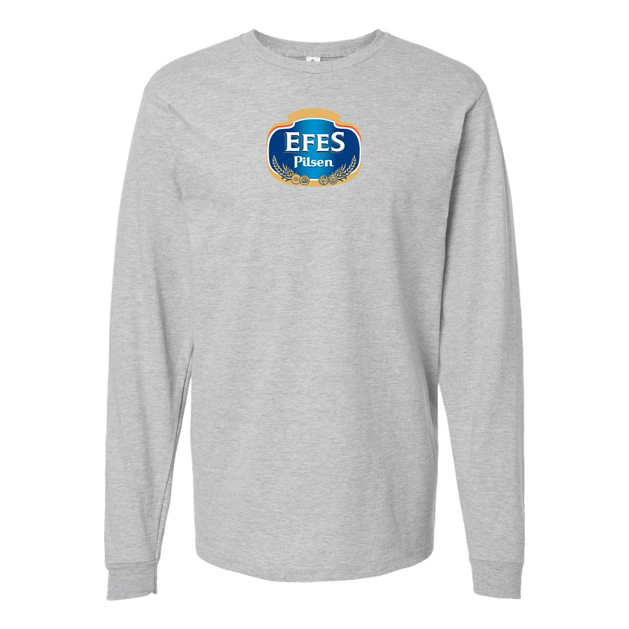 Men's Efes Logo Cotton Long Sleeve T-Shirt