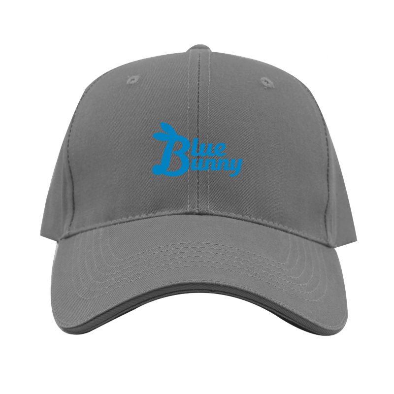 Blue Bunny Logo Dad Baseball Cap Hat