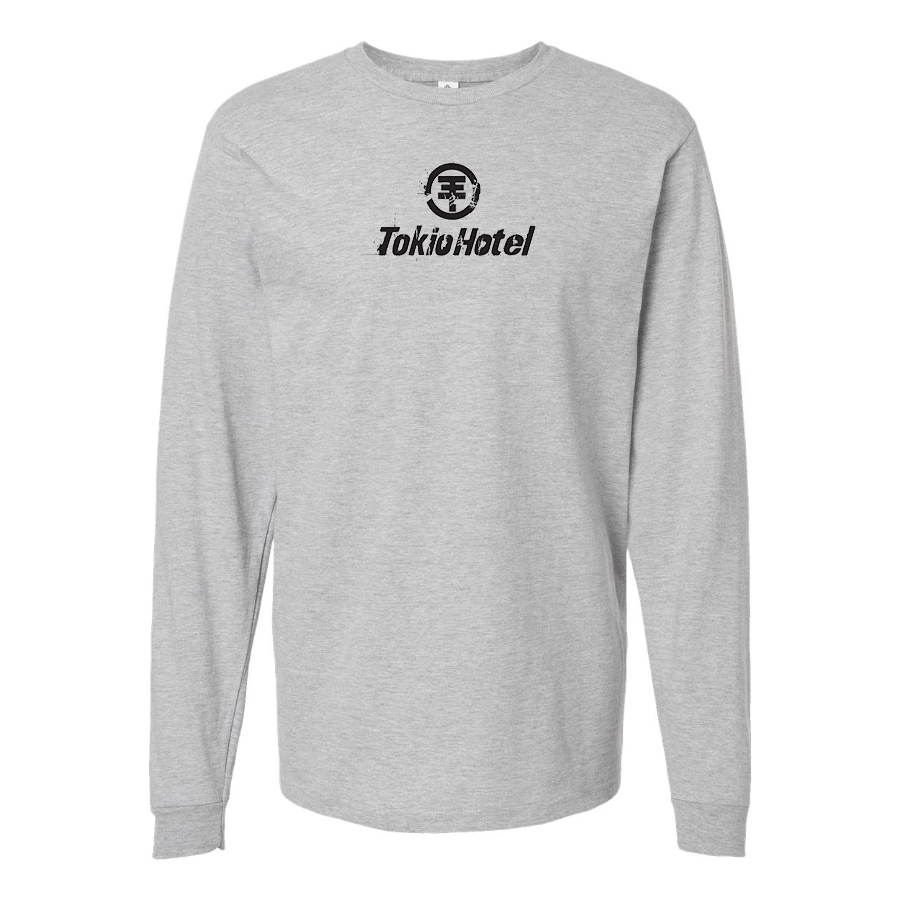 Men's Tokio Hotel Full Logo Cotton Long Sleeve T-Shirt