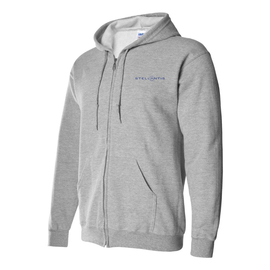 Men's Stellantis Logo Zipper Hoodie