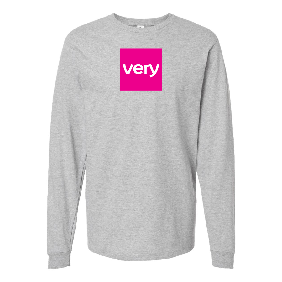 Men's Very Logo Cotton Long Sleeve T-Shirt