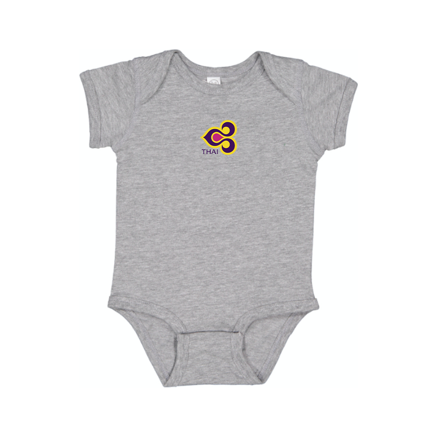 Thai Airlines Logo Baby Onesie Romper