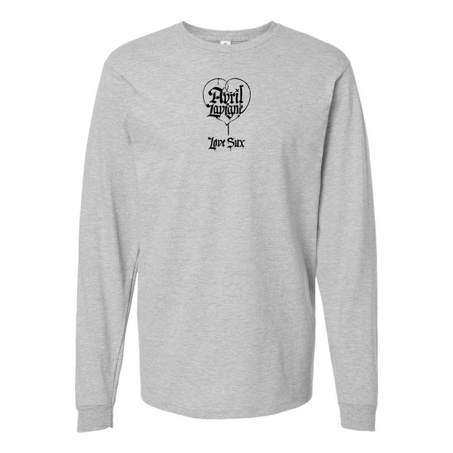Men's Avril Lavigne Logo Cotton Long Sleeve T-Shirt