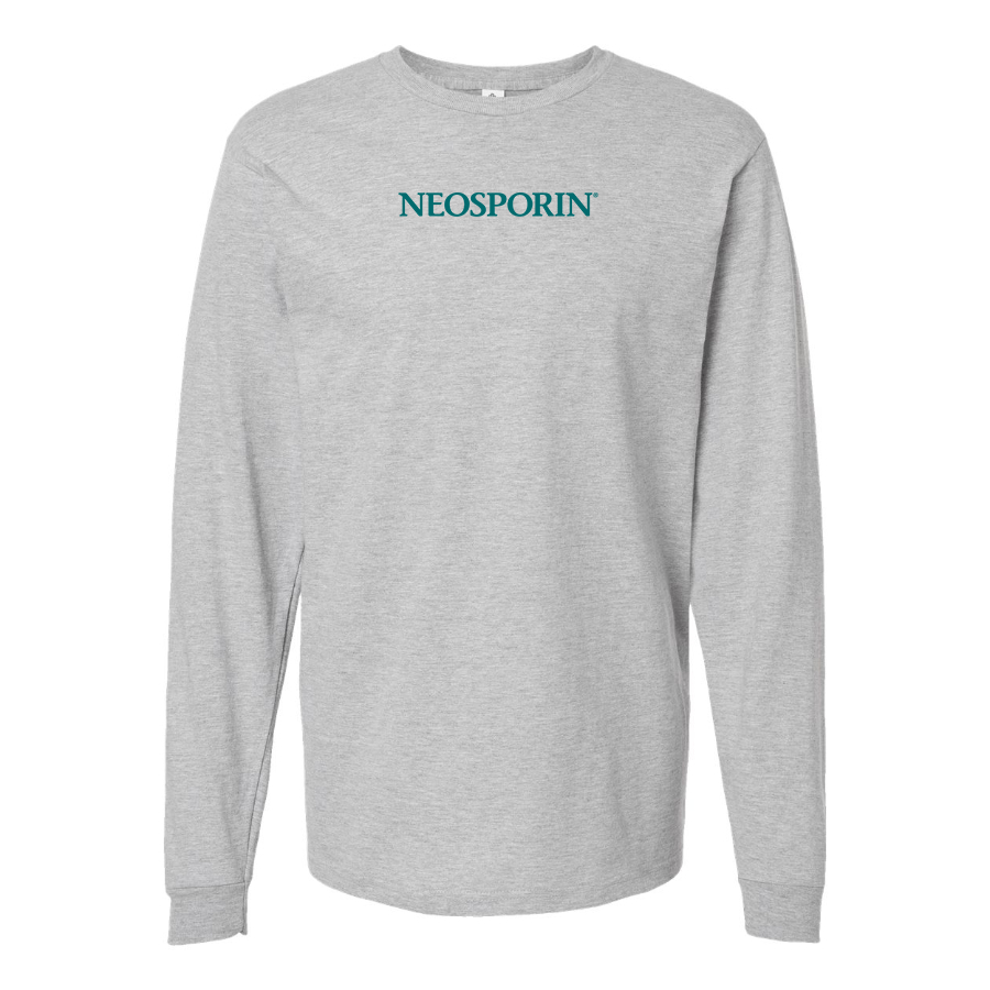 Men's Neosporin Logo Cotton Long Sleeve T-Shirt