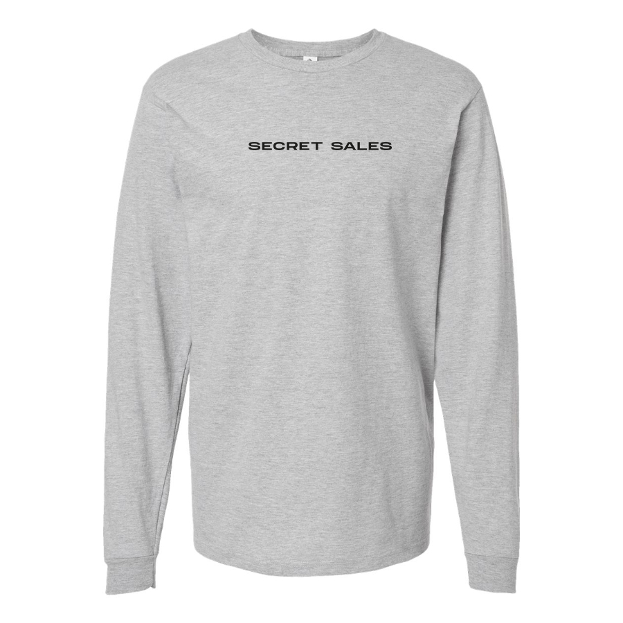 Men's Secret Sales Logo Cotton Long Sleeve T-Shirt