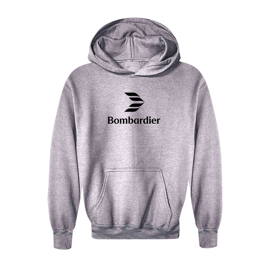 Youth Bombardier Logo Pullover Hoodie