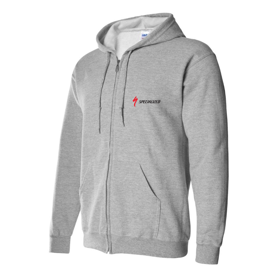 Men's Specialized Logo Zipper Hoodie