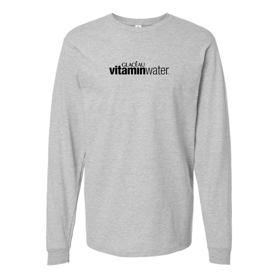 Men's Vitaminwater Logo Cotton Long Sleeve T-Shirt