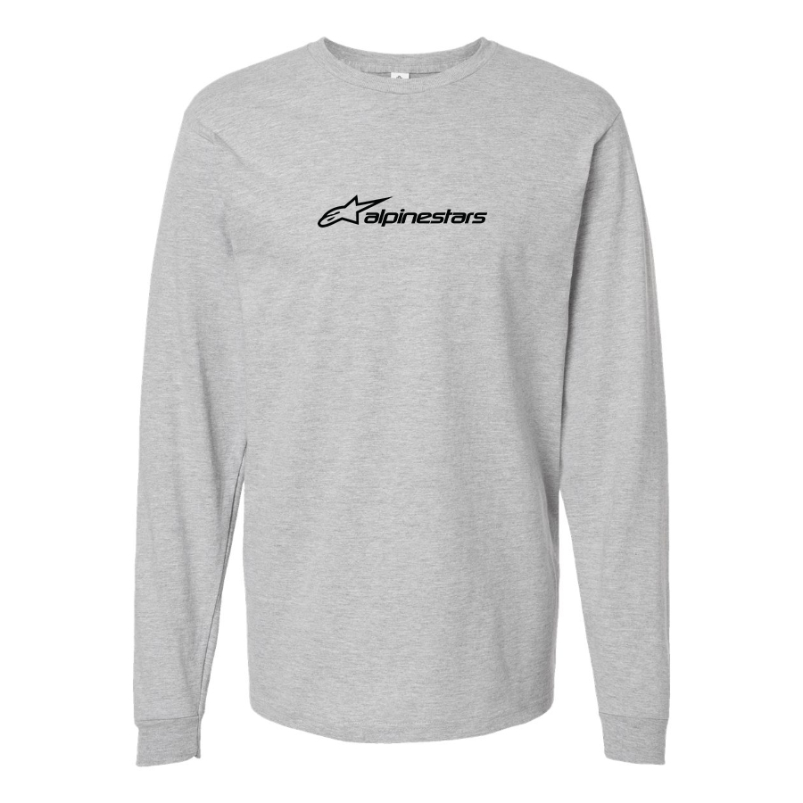 Men's Alpinestars Logo Cotton Long Sleeve T-Shirt