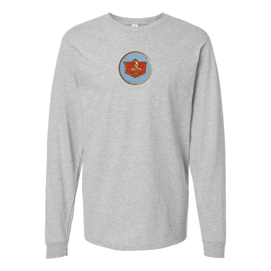Men's DeSoto Logo Cotton Long Sleeve T-Shirt