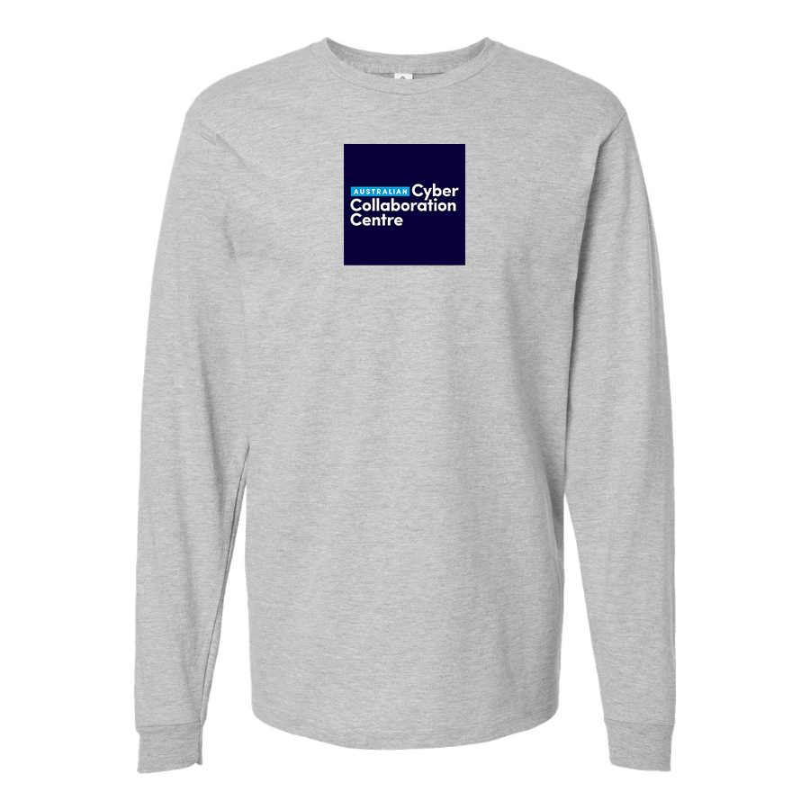 Men's Australian Cyber Collaboration Centre Logo Cotton Long Sleeve T-Shirt