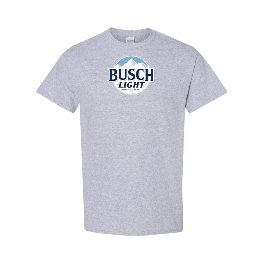 Men's Busch Light Logo Cotton T-Shirt