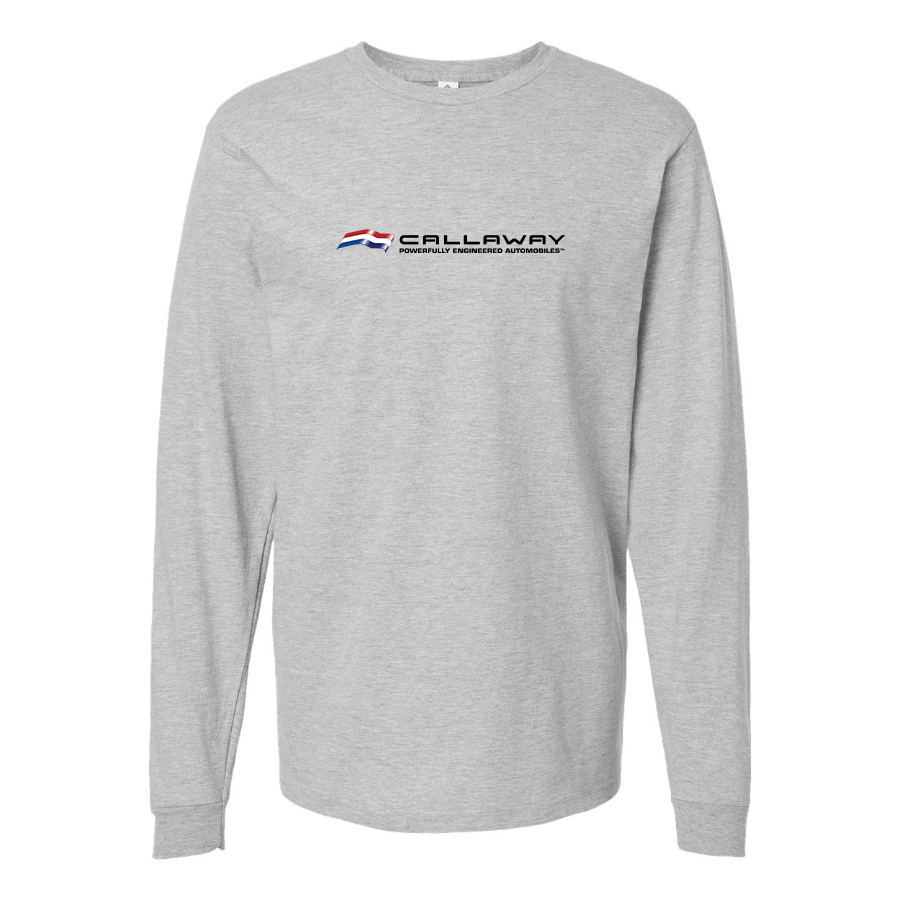 Men's Callaway Logo Cotton Long Sleeve T-Shirt