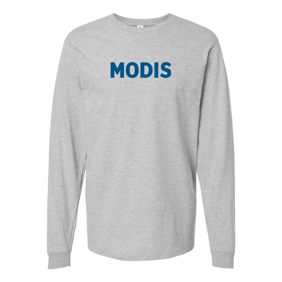 Men's Modis Logo Cotton Long Sleeve T-Shirt