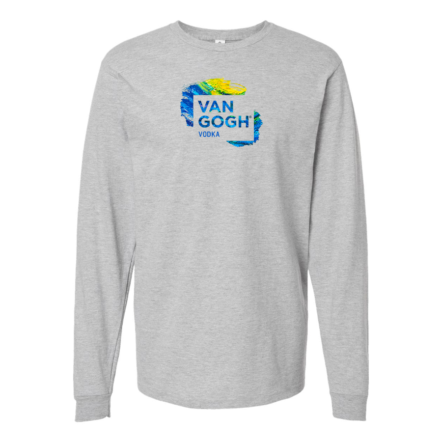 Men's Van Gogh Logo Cotton Long Sleeve T-Shirt