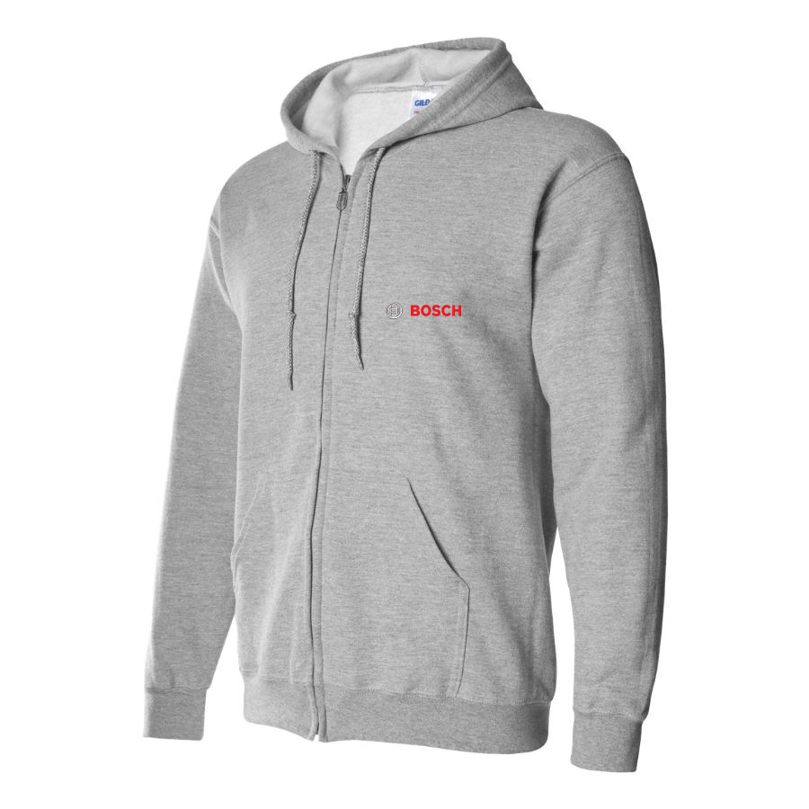 Men's Bosch Logo Zipper Hoodie