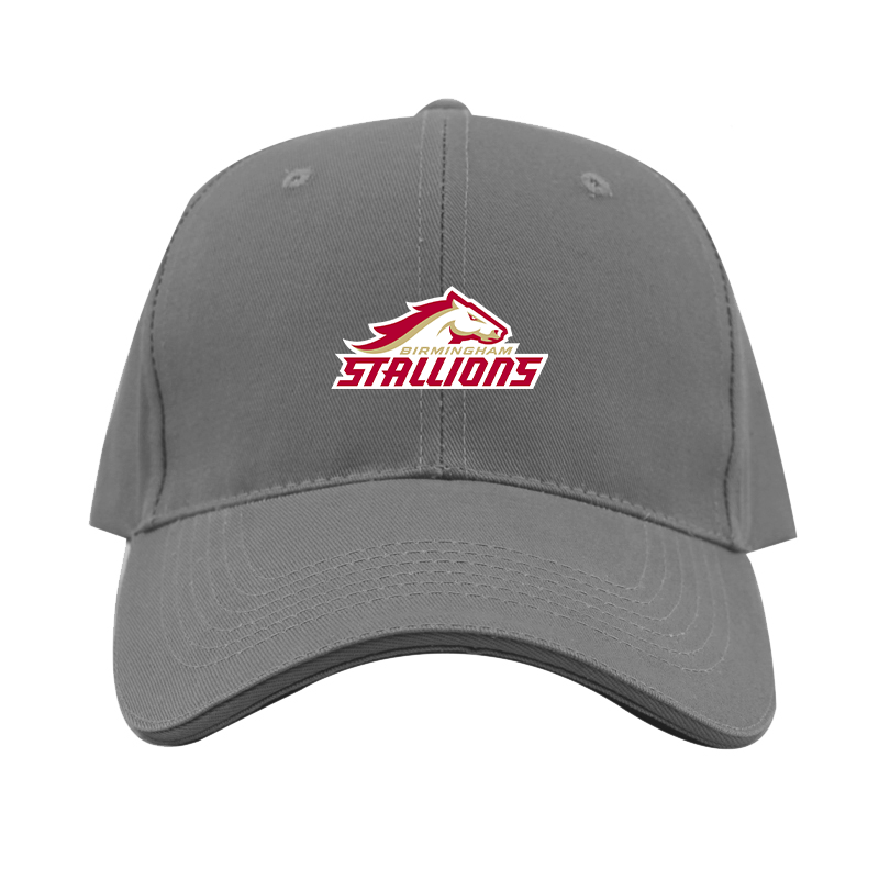 Birmingham Stallions Logo Dad Baseball Cap Hat