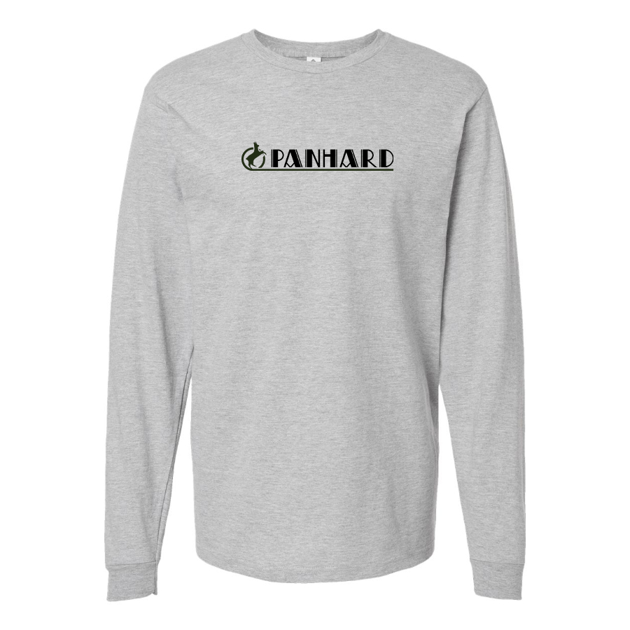 Men's Panhard Logo Cotton Long Sleeve T-Shirt