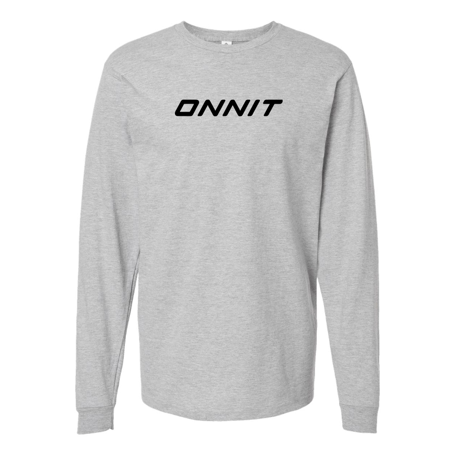 Men's Onnit Logo Cotton Long Sleeve T-Shirt