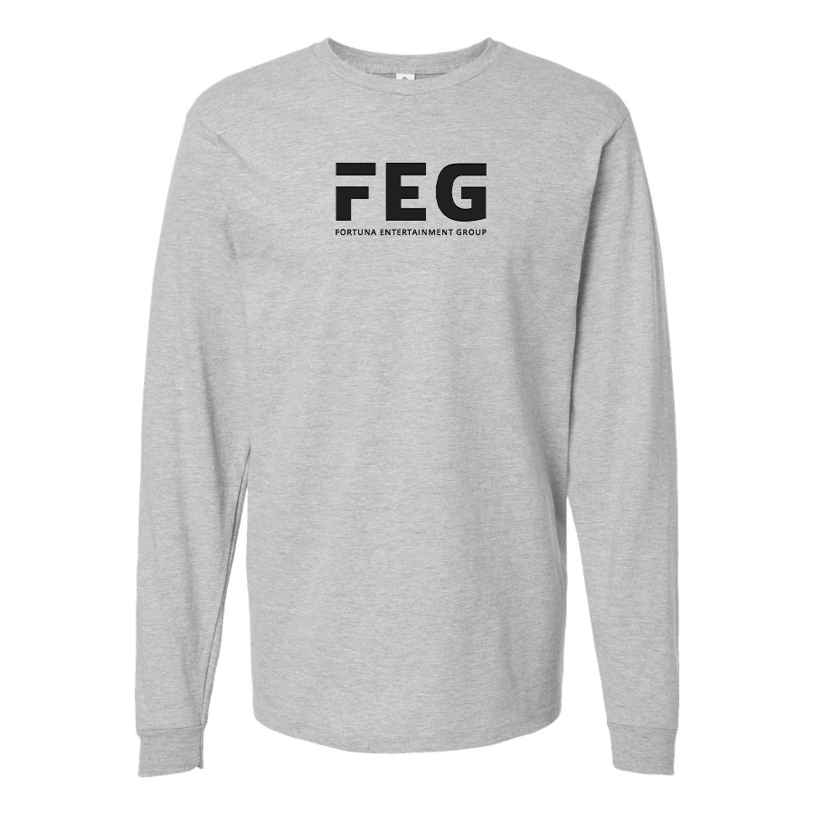 Men's FEG Logo Cotton Long Sleeve T-Shirt