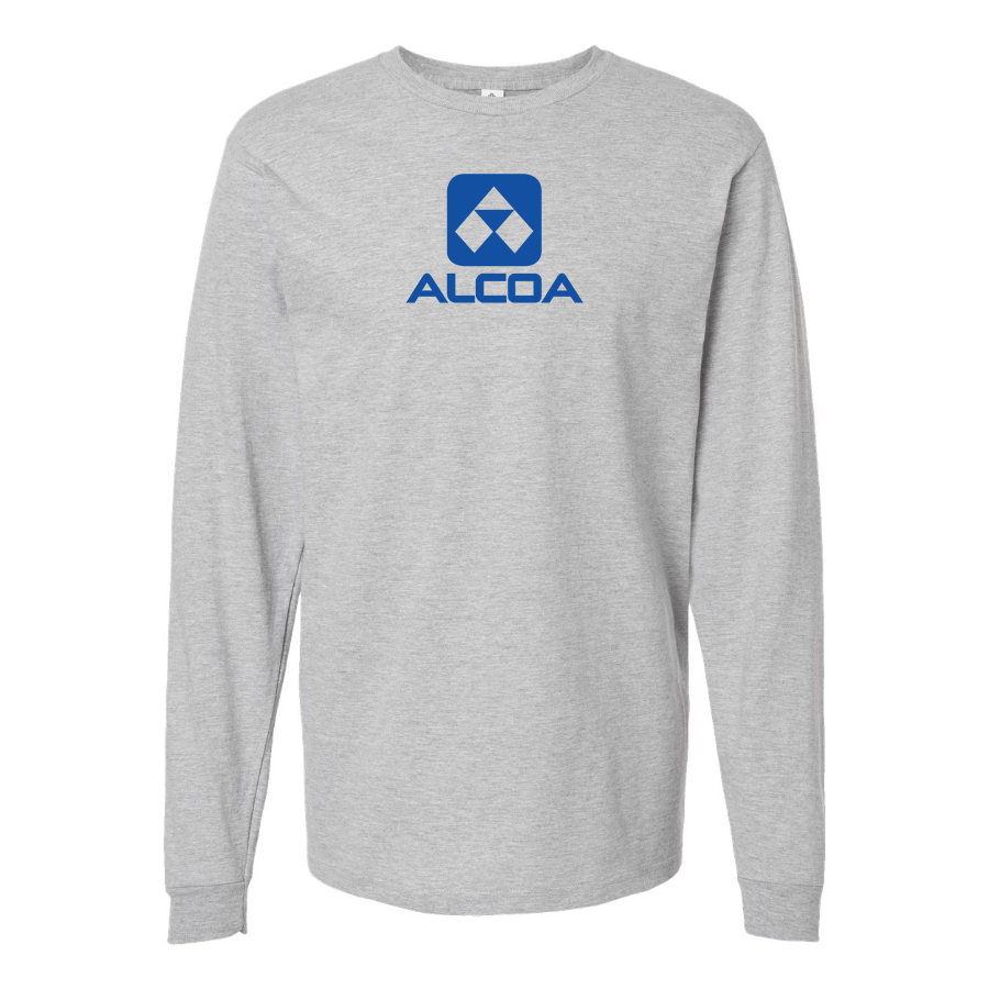 Men's Alcoa Logo Cotton Long Sleeve T-Shirt