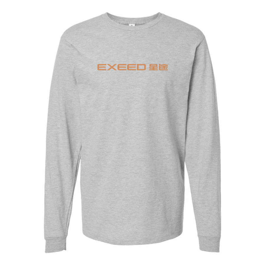 Men's Exeed Logo Cotton Long Sleeve T-Shirt