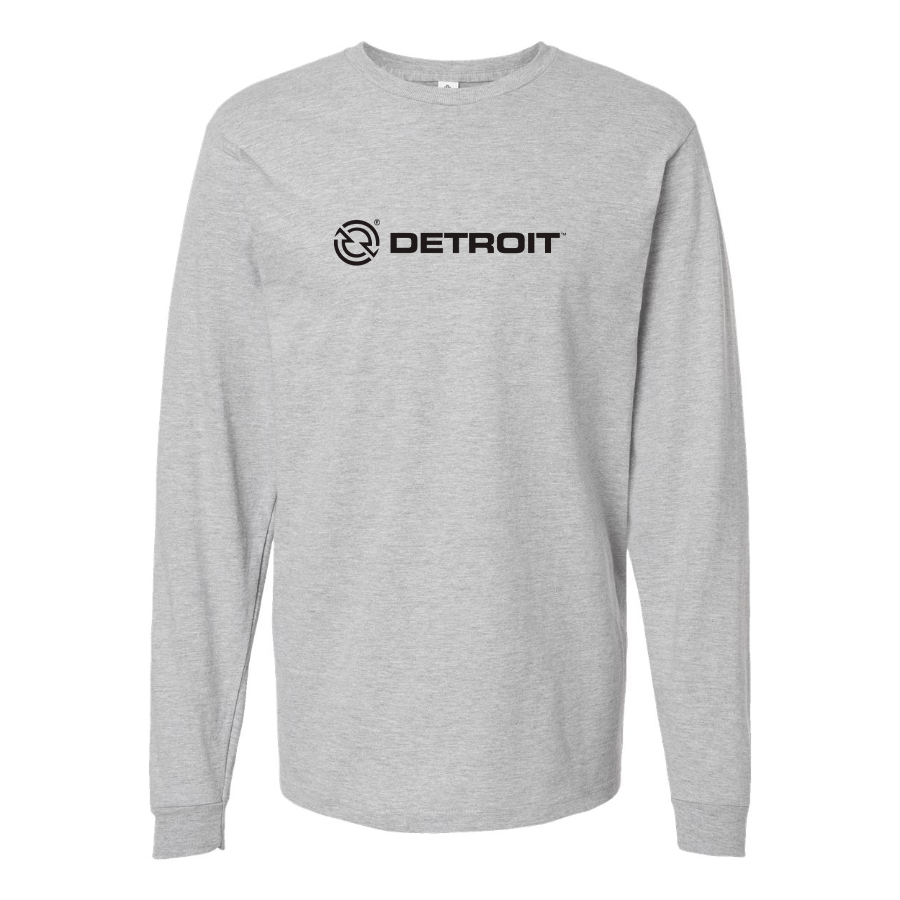 Men's Detroit Diesel Logo Cotton Long Sleeve T-Shirt