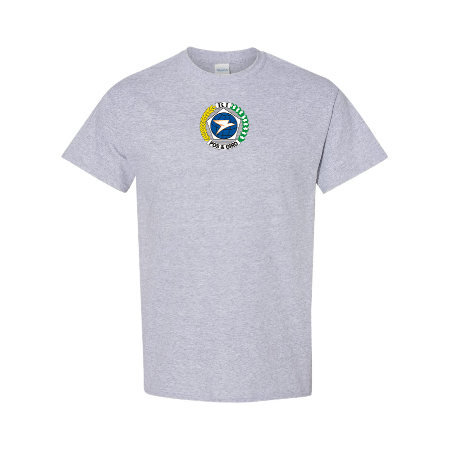 Men's Pos & Giro Logo Cotton T-Shirt