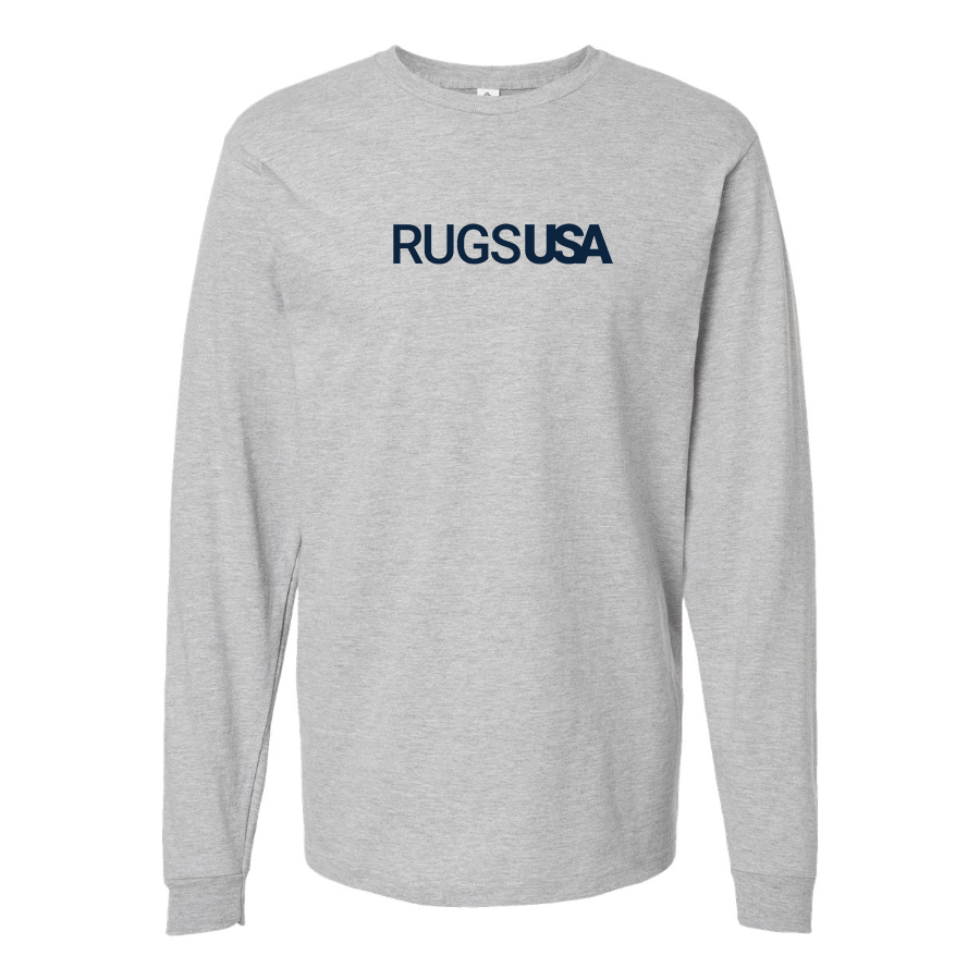 Men's RugsUSA Logo Cotton Long Sleeve T-Shirt