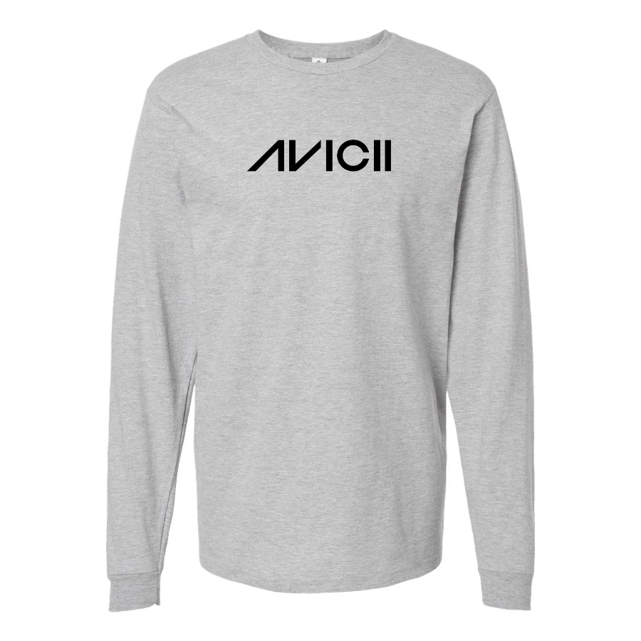 Men's Avicii Logo Cotton Long Sleeve T-Shirt