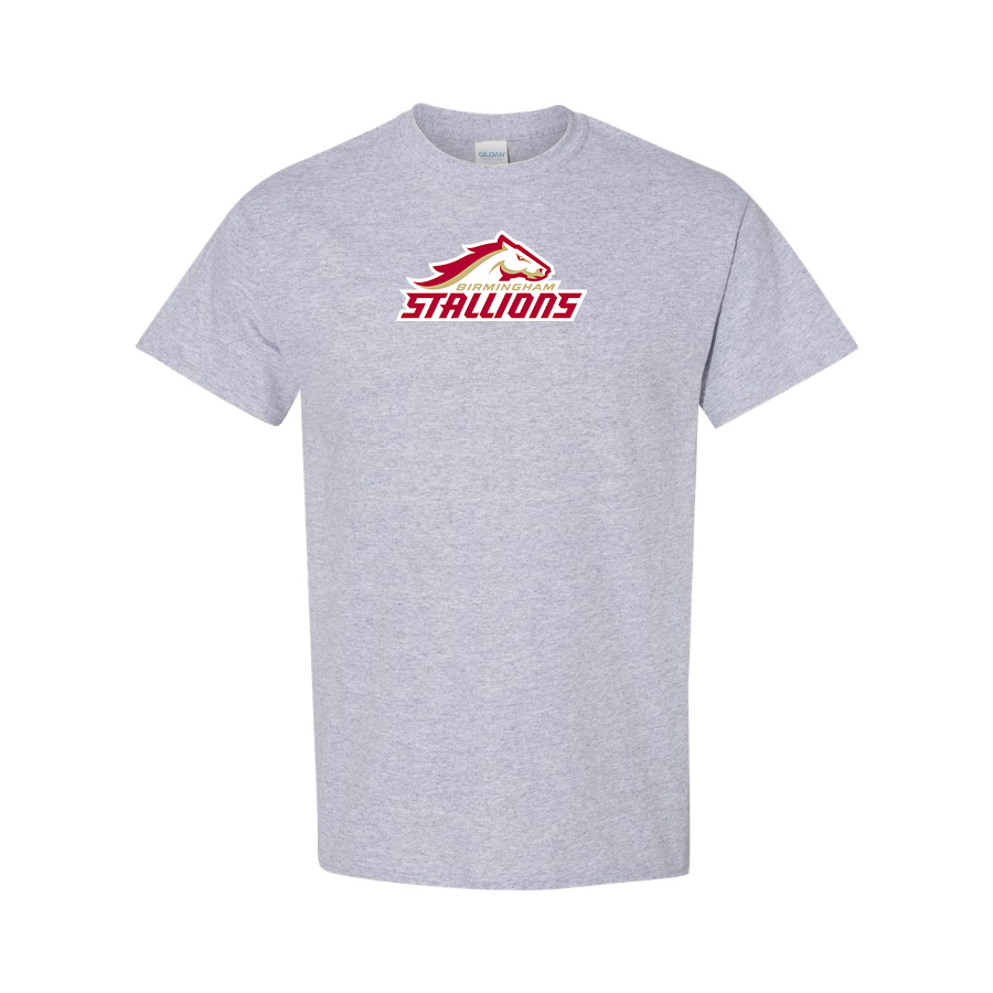Men's Birmingham Stallions Logo Cotton T-Shirt