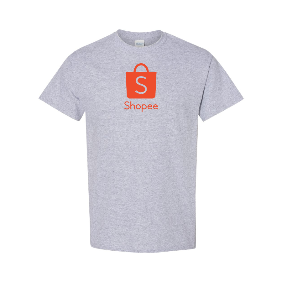 Men's Shopee Logo Cotton T-Shirt