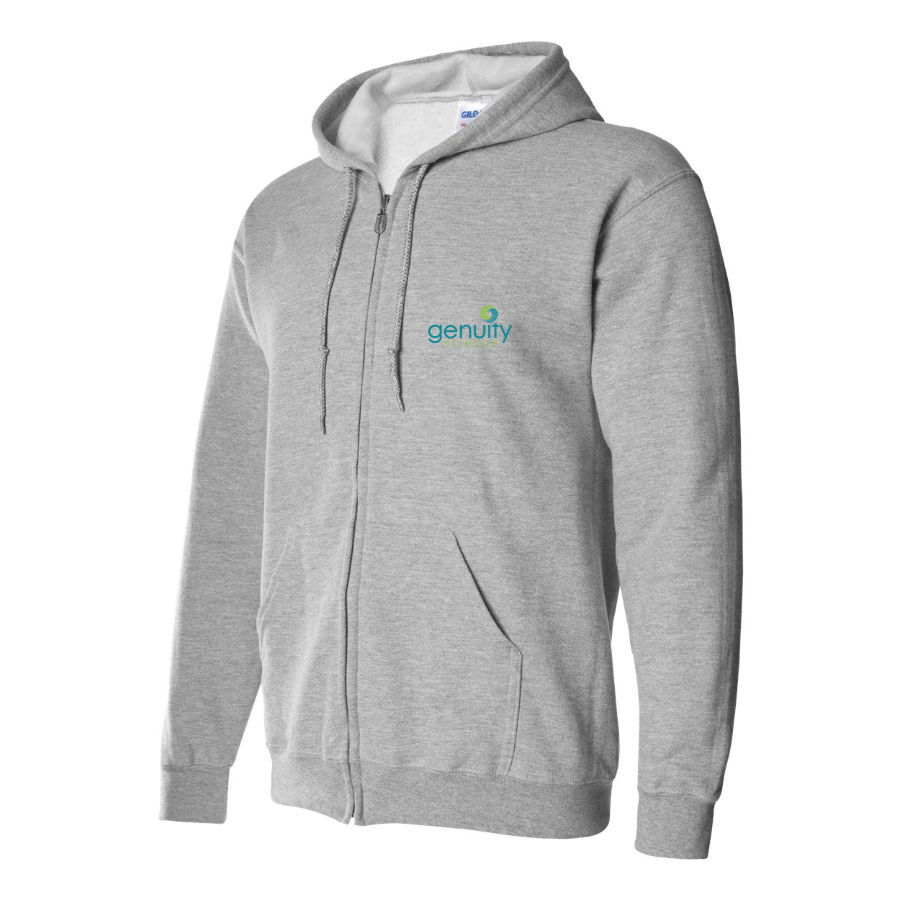 Men's Genuity Science Logo Zipper Hoodie